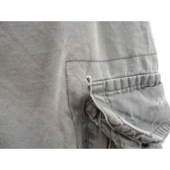 Aeropostale Mens Authentic Paratrooper Pocket Cargo Shorts Size 36 Gray - Picture 10 of 16